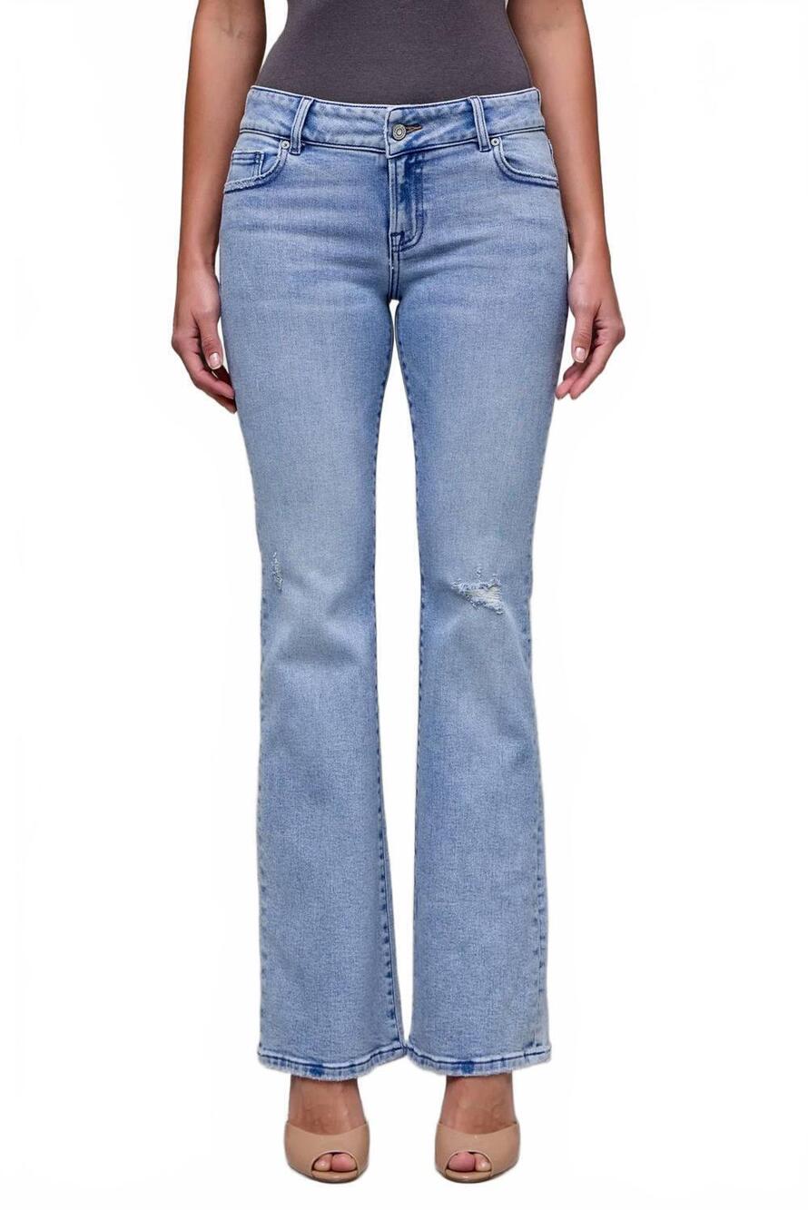 NEW HIDDEN ryan low rise bootcut jeans in blue
